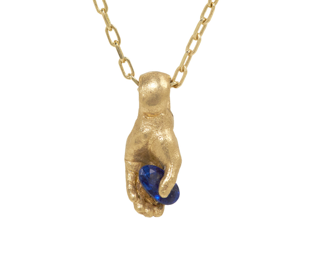 Fraser Hamilton Sapphire Blue Zing Pendant Necklace - Closeup