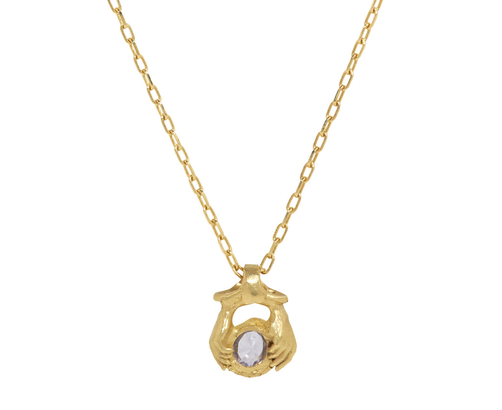 Fraser Hamilton Grey Spinel Hendrix Pendant Necklace - Back View