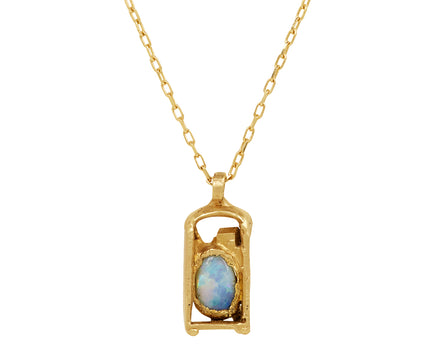 Fraser Hamilton Opal Snow Drift Pendant Necklace