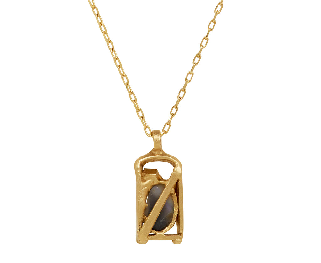 Fraser Hamilton Opal Snow Drift Pendant Necklace - Back View