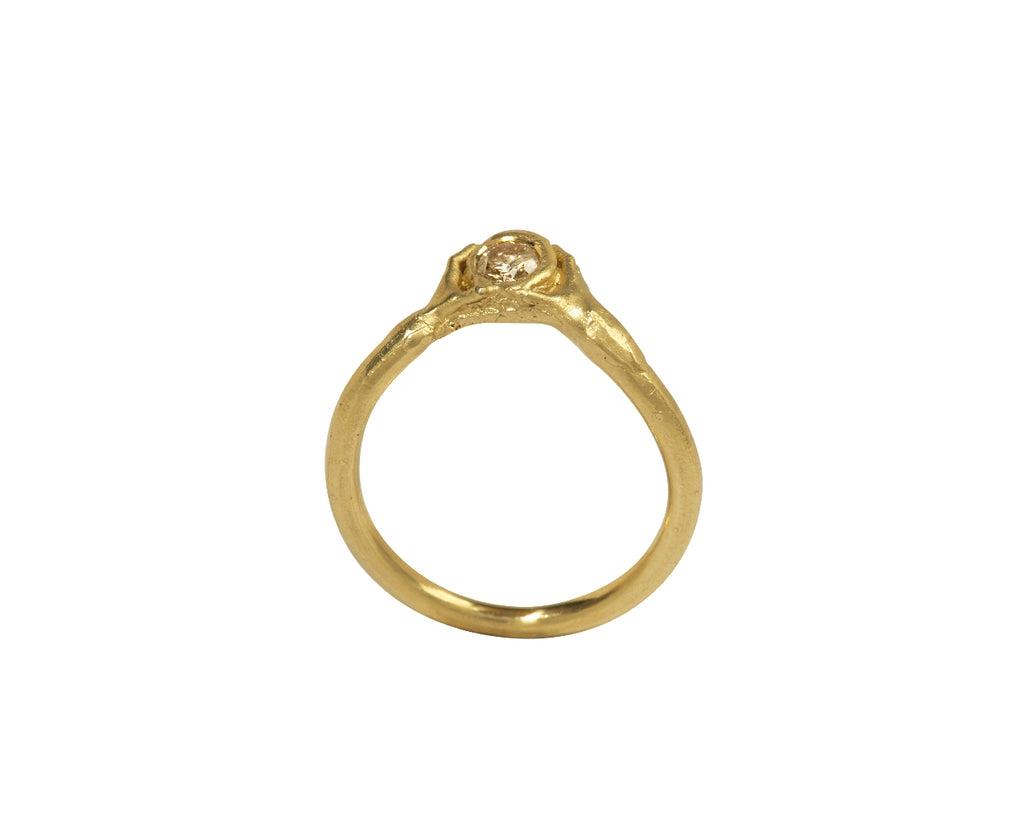 Fraser Hamilton Cognac Diamond Aloft Ring - Top Down View