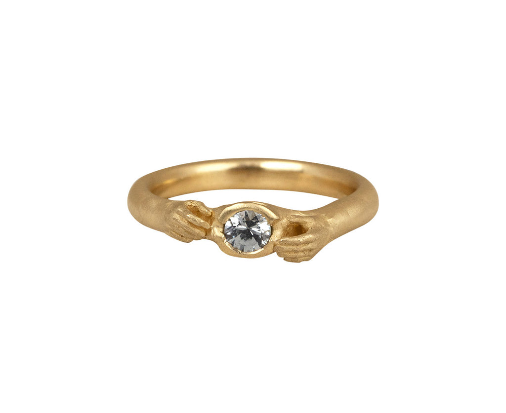 Gray Sapphire Cloud Ring