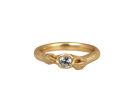 Gray Sapphire Cloud Ring