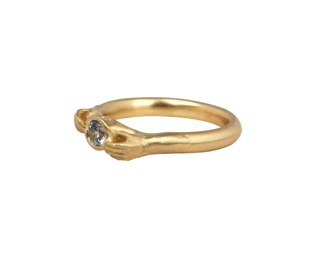 Gray Sapphire Cloud Ring