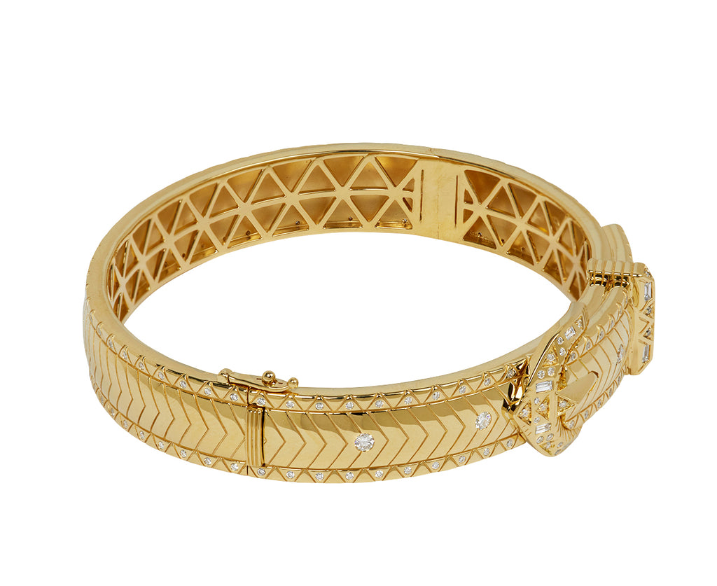 Harwell Godfrey Major Buckle Bangle - side