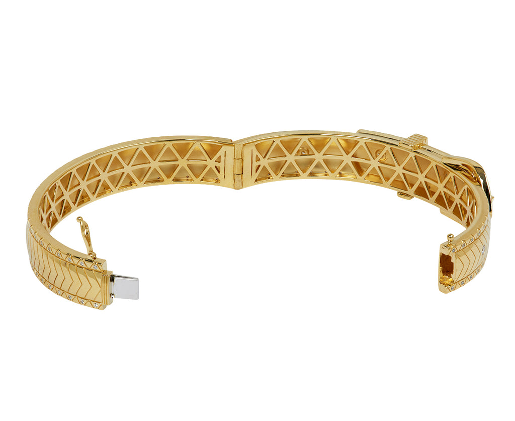 Harwell Godfrey Major Buckle Bangle - open