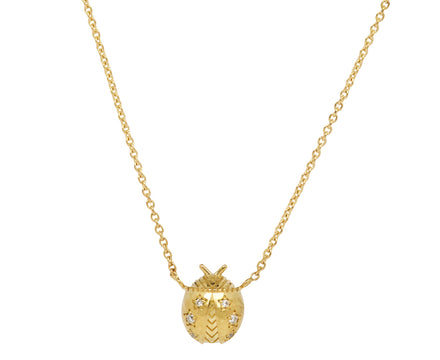 Tiny Ladybug Pendant Necklace