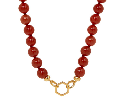 Harwell Godfrey Extra Large Carnelian Foundation Necklace