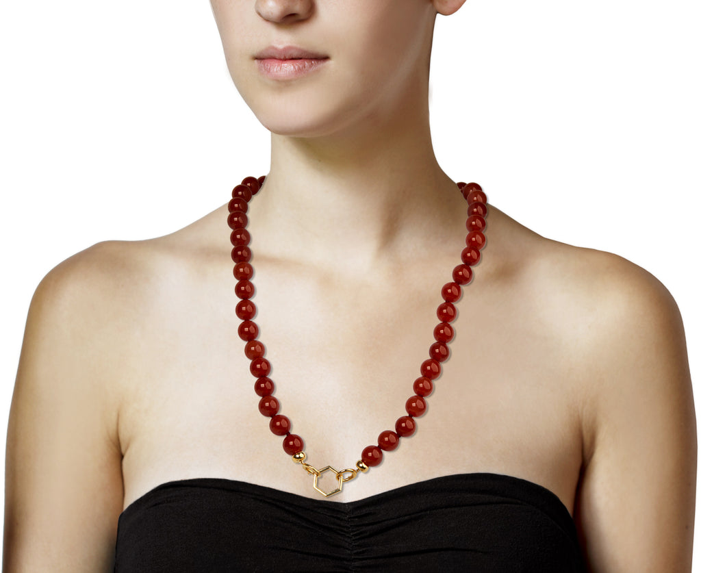 Extra Large Carnelian Foundation Necklace