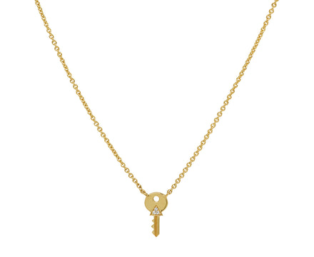 Tiny Key Pendant Necklace