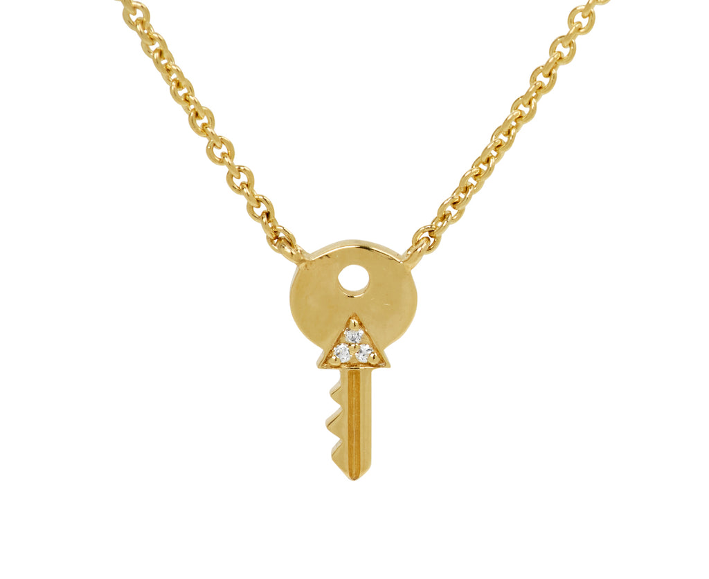 Tiny Key Pendant Necklace