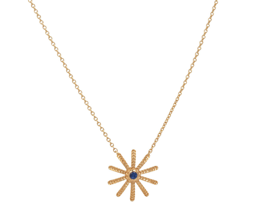 Tiny sapphire outlet necklace