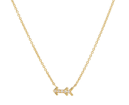 Tiny Arrow Motif Necklace