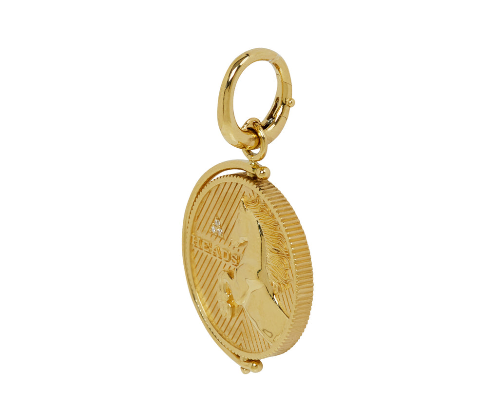 Harwell Godfrey Heads or Tails Coin Pendant ONLY - side