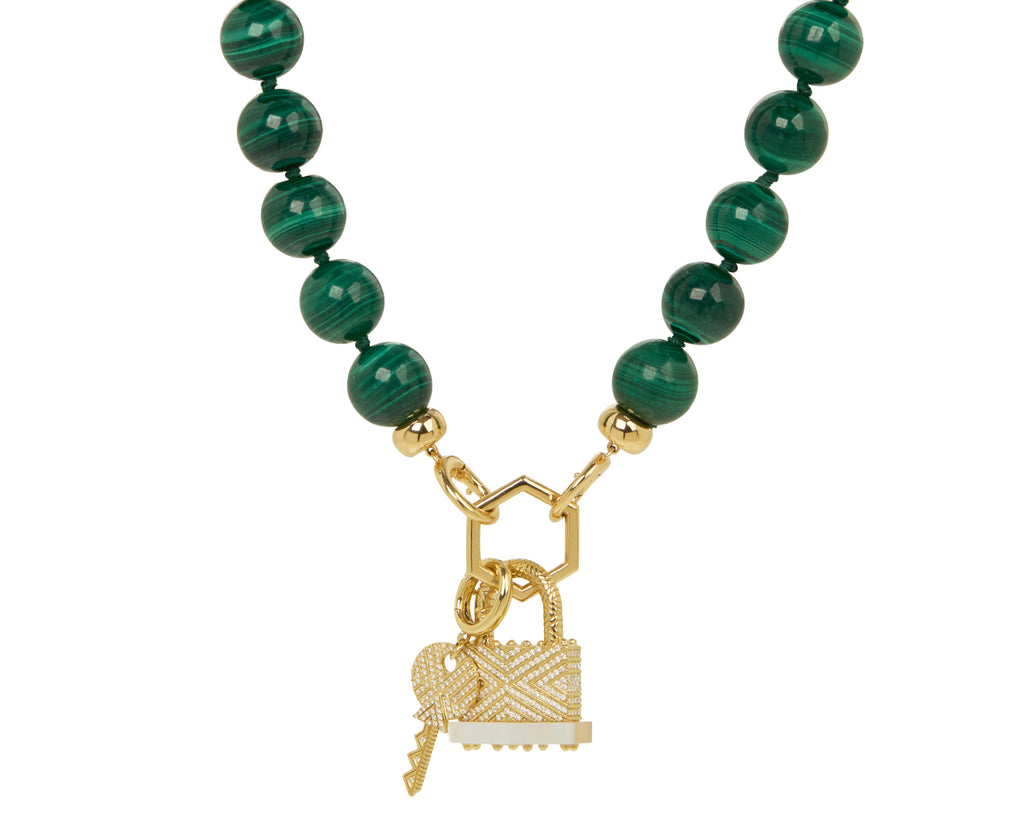 Diamond Lock & Key Pendant Set ONLY