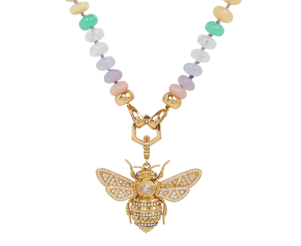 Diamond Honey Bee Charm Pendant ONLY