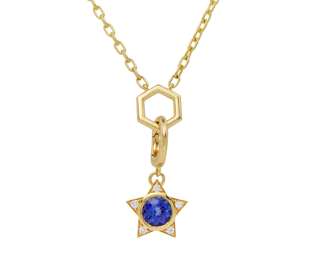 Tanzanite Wish Upon a Star Charm Pendant ONLY - TWISTonline 