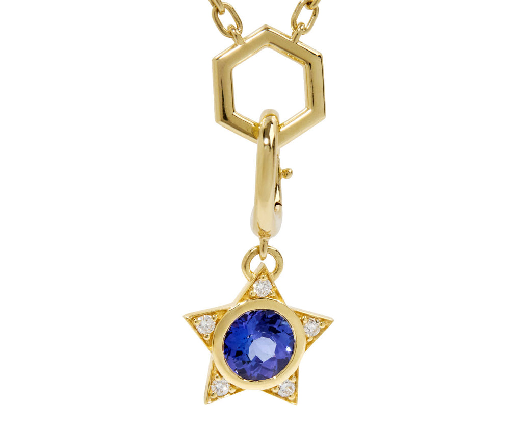 Tanzanite Wish Upon a Star Charm Pendant ONLY - TWISTonline 