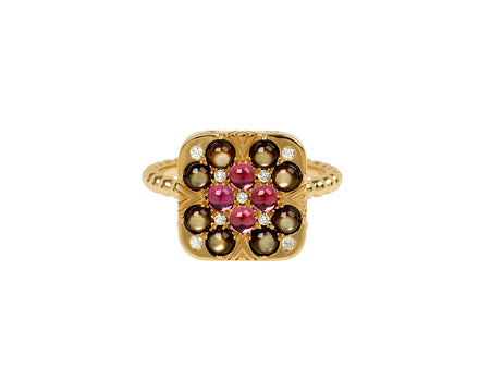 Mini Granny Squares Marge Ring