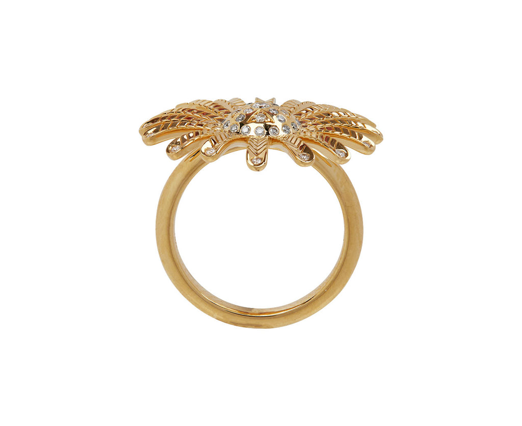 Diamond Mini Sunflower Ring