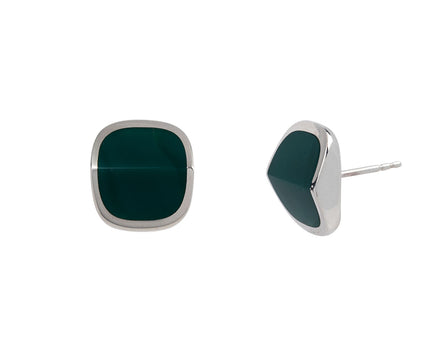Hirotaka Equinox Pyramid Earrings - Side View