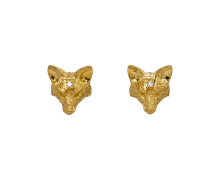 Guardian Fox Stud Earrings