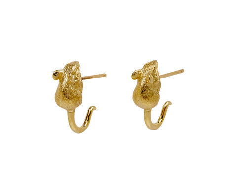 Small Guardian Mouse Earrings