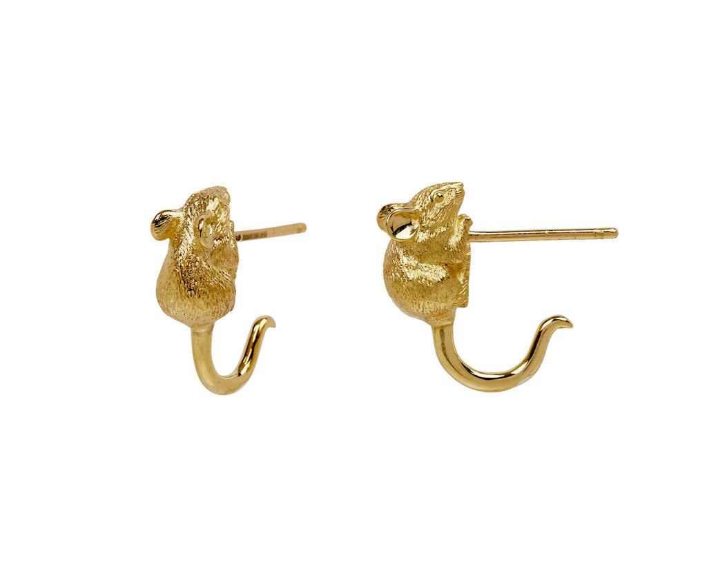 Small Guardian Mouse Earrings