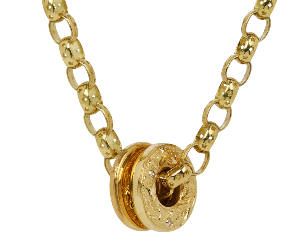 Gold Mini Moa Chain Necklace