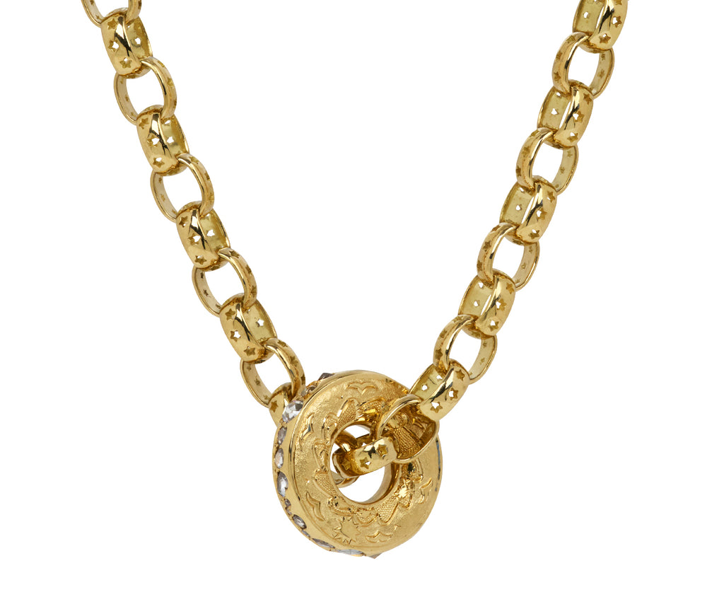 Plump Diamond Hag Stone Pendant ONLY