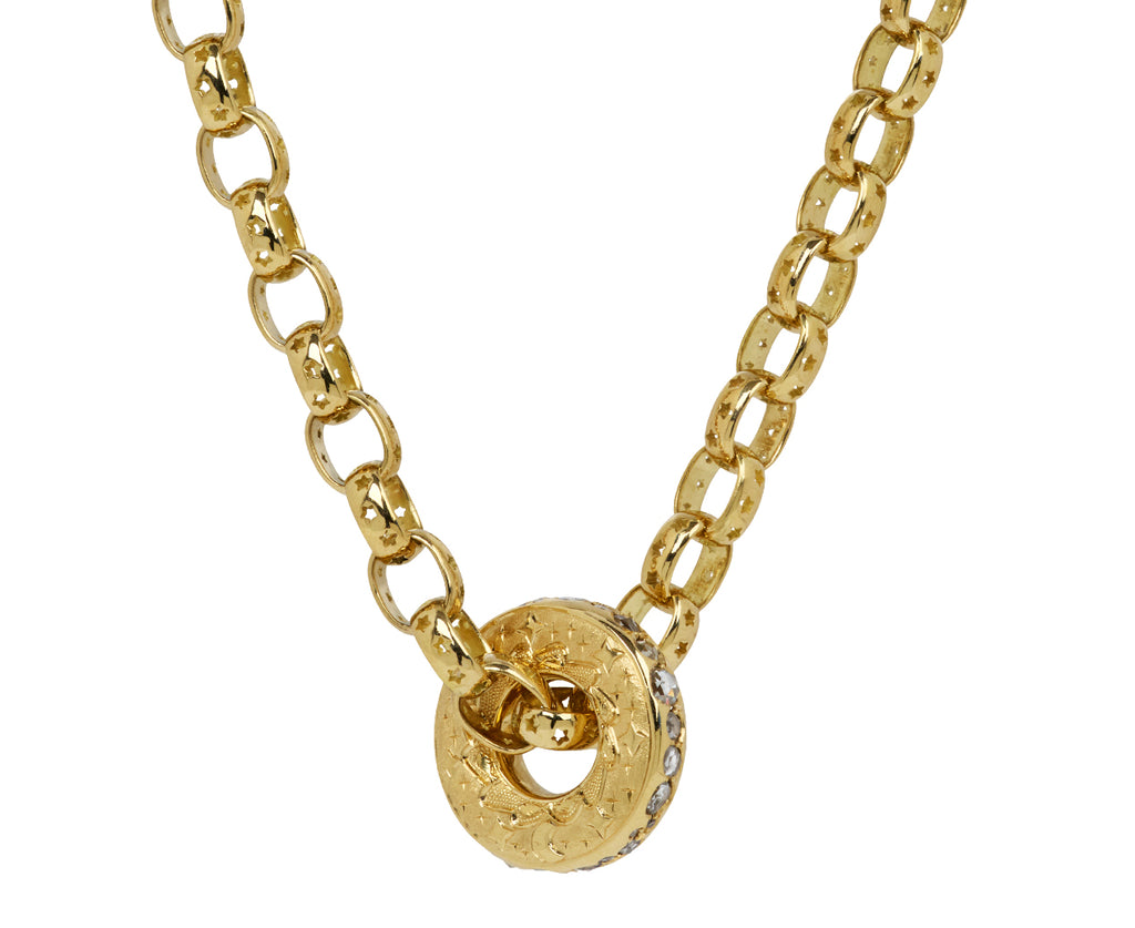 Plump Diamond Hag Stone Pendant ONLY