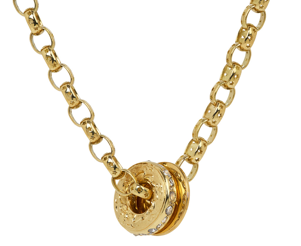 Plump Diamond Hag Stone Pendant ONLY
