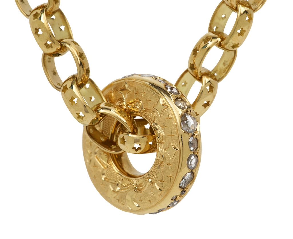 Plump Diamond Hag Stone Pendant ONLY