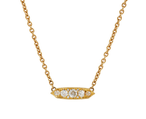 Diamond Quintessence Pendant Necklace