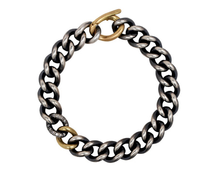 Heavy Silver Chain Bracelet