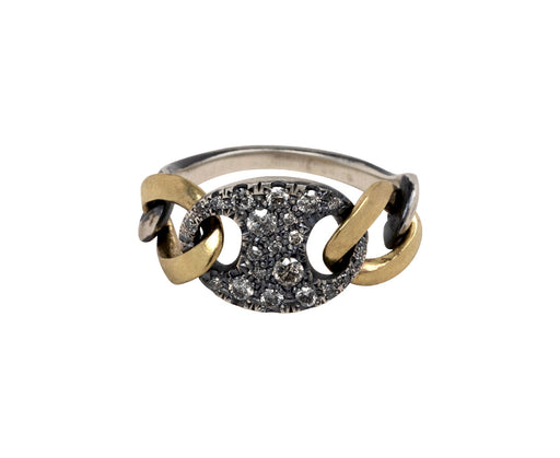 Gray Diamond Chain Ring