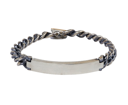 Silver ID Bar Bracelet - TWISTonline 