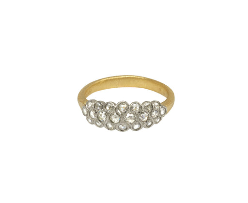 White Diamond Bubble Ring