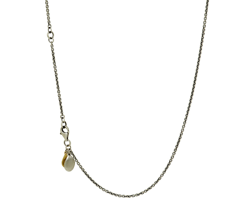 Large Baby Twin Hydrangea Pendant Necklace