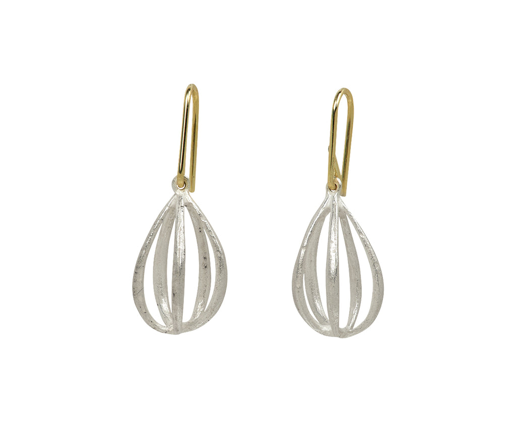 Silver Apartment Drop Earrings