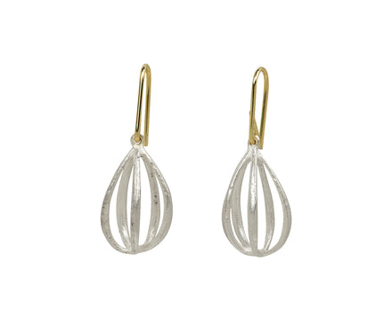 Silver Apartment Drop Earrings