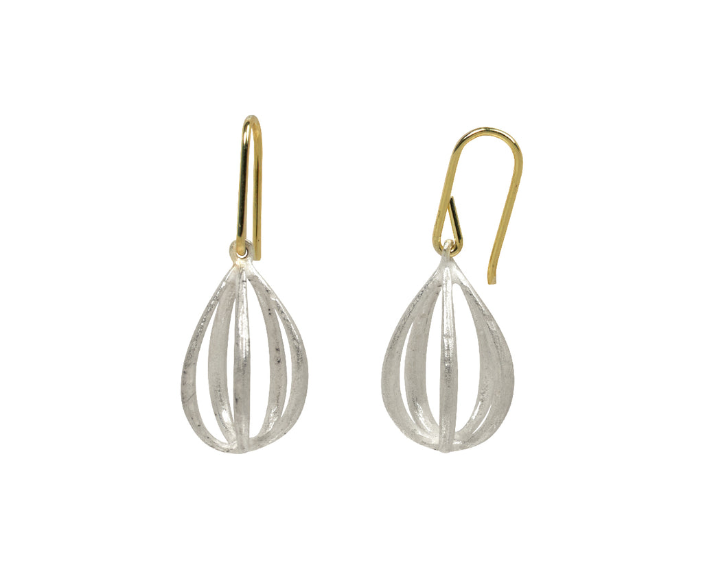 Silver Apartment Drop Earrings