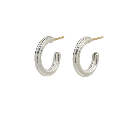 John Iversen Clematis Hoop Earrings