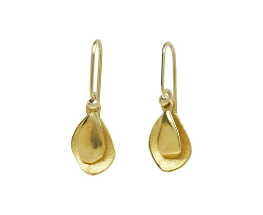 John Iversen Tiny Double Leaf Earrings