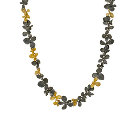 Two-Tone Hydrangea Necklace