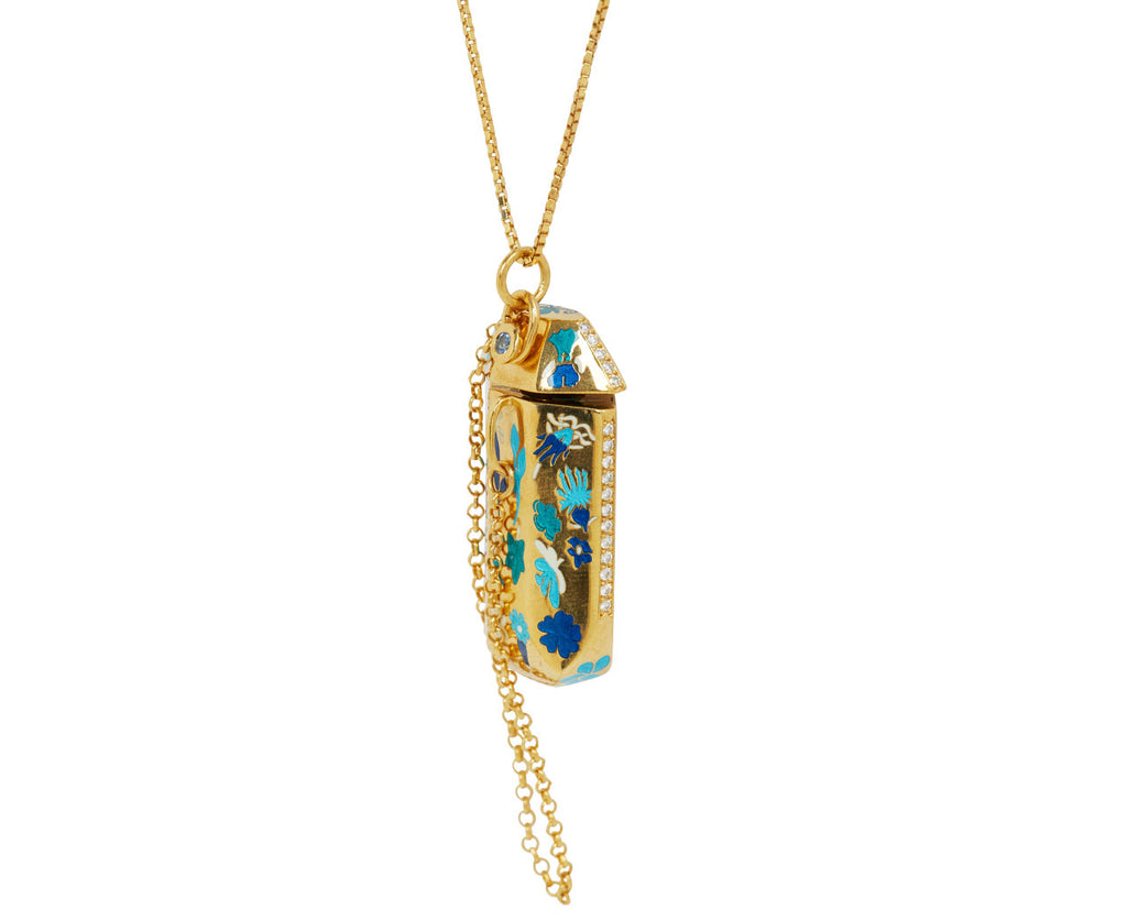 Fallen Flora Perfume Bottle + chain – Silver Vermeil - TWISTonline 