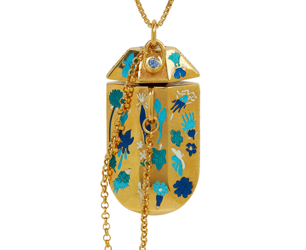 Fallen Flora Perfume Bottle + chain – Silver Vermeil - TWISTonline 