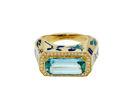 fallen flora ring II moissanite - TWISTonline 