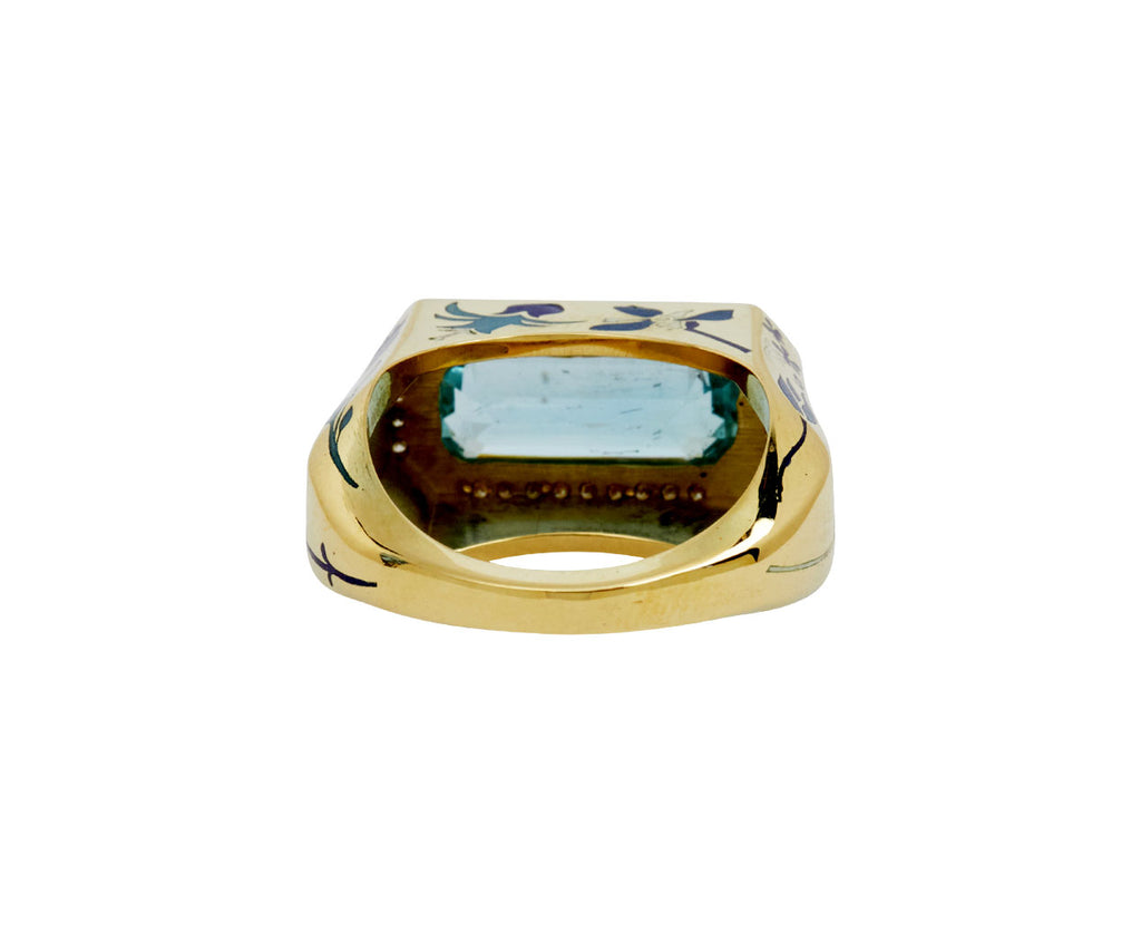 fallen flora ring II moissanite - TWISTonline 