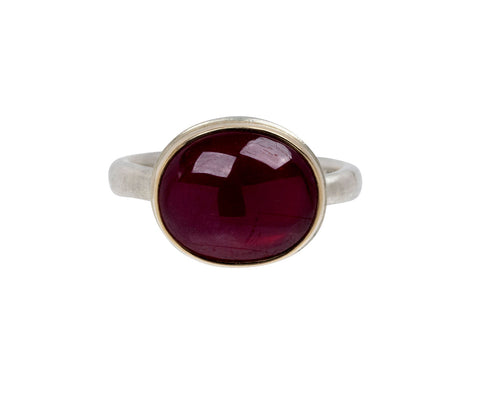 Jamie Joseph Smooth Oval African Ruby Ring